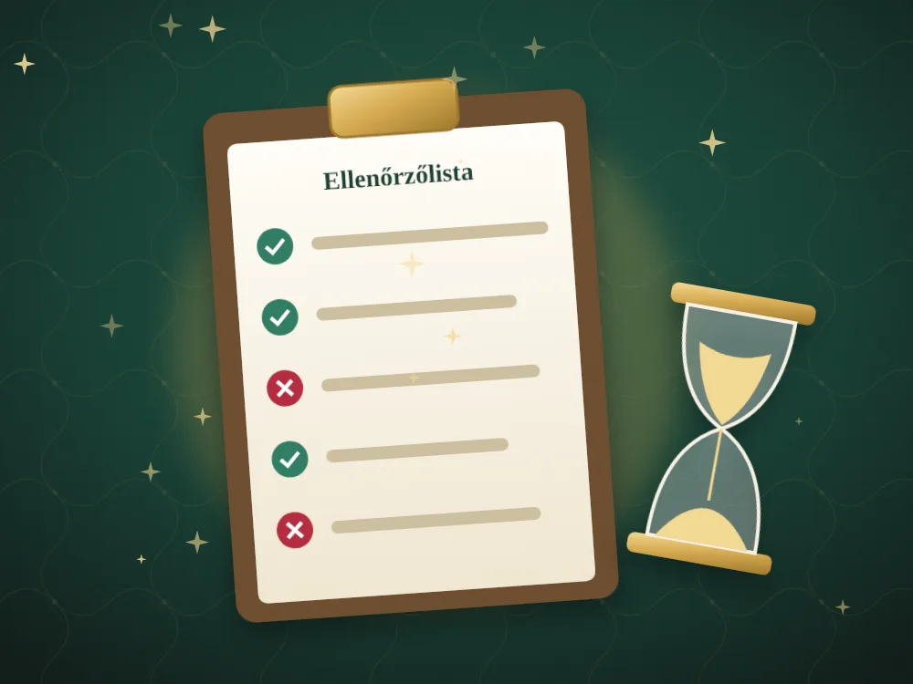 Ellenőrzőlista és homokóra – gyakori hibák elkerülése az online casinóban