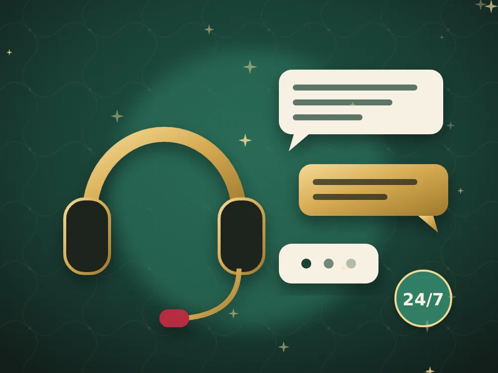 Online casino ügyfélszolgálat: headset és chatüzenetek, 24/7 elérhetőség